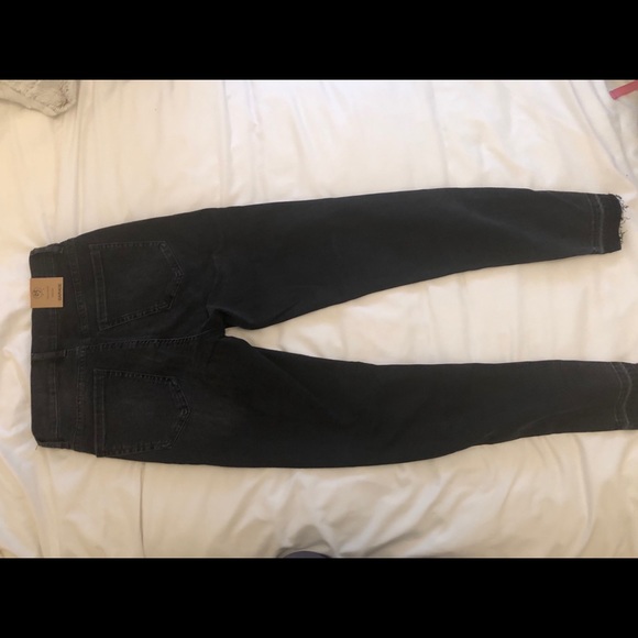 Garage frayed hem faded black denim size 3 - Picture 2 of 2